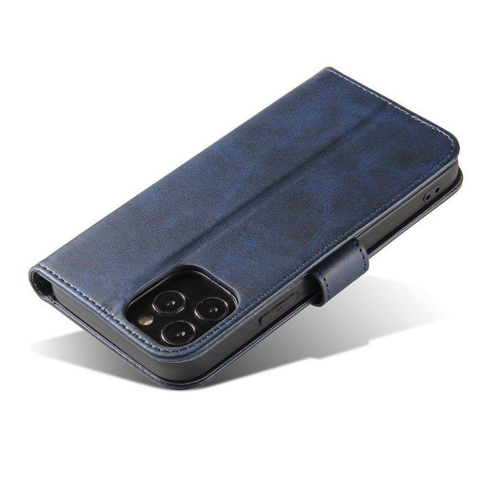 Magnet Case étui élégant coque housse avec rabat et fonction stand Samsung Galaxy A13 5G bleu