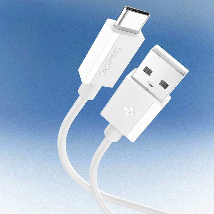 Spigen EB6020AC ESSENTIAL TYP-C KABEL 60W 200CM WEISS