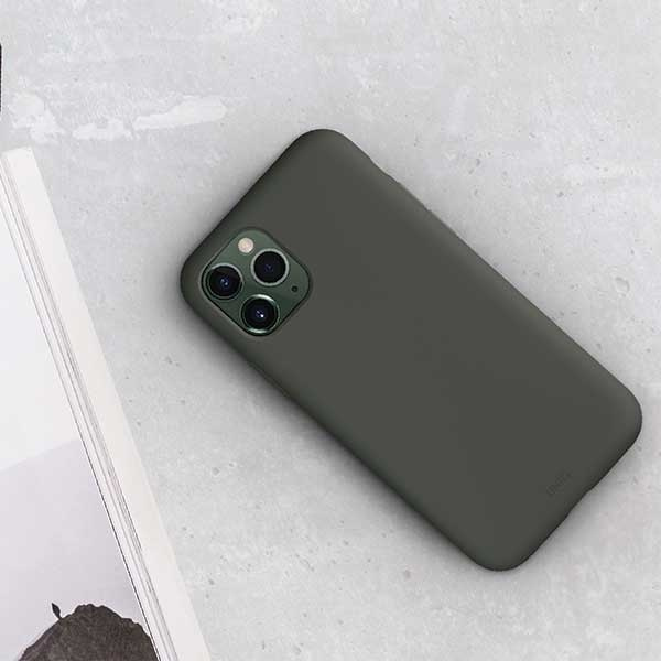 UNIQ case Lino Hue iPhone 11 Pro Max grey/moss grey