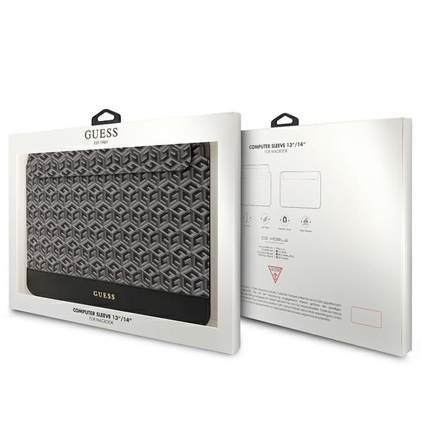 Guess Sleeve GUCS14HGCFSEK 14" noir / noir GCube Stripes
