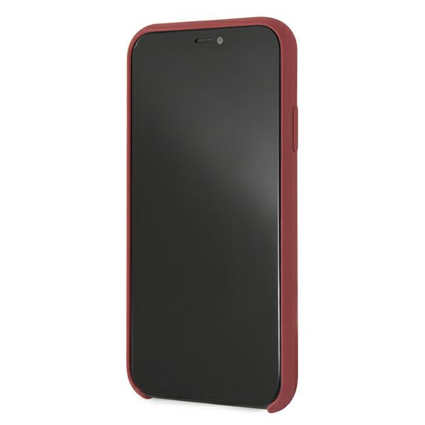 Hülle MERCEDES Apple iPhone Xr Silikon Linie Rot Hardcase
