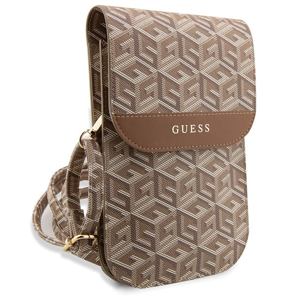 Borsa Guess GUWBHGCFSEW marrone/marrone GCube Stripe