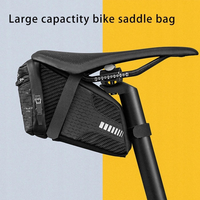 Rockbros C29-BK waterproof bicycle bag under the saddle - black
