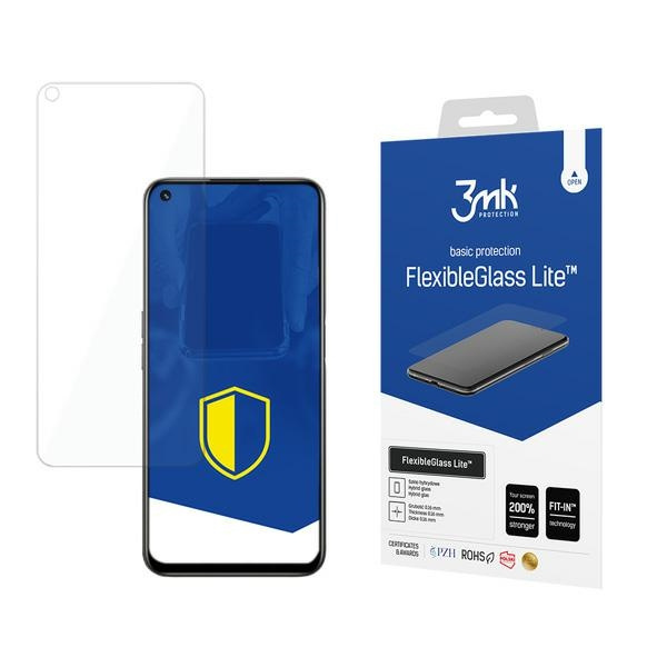 Hybridní Sklo 3MK Realme 8i FlexibleGlass Lite