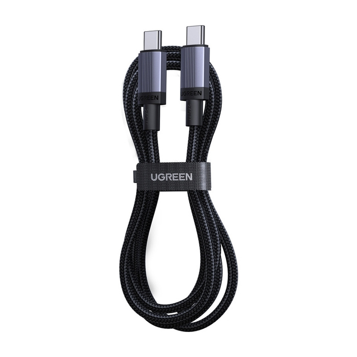 Kabel USB-C auf USB-C Ugreen L528, 100 W, 0,5m (grau)