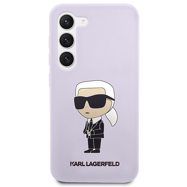 Obal Karl Lagerfeld Silicone Nft Ikonik - Obal Samsung Galaxy S23 Plus (fialový) Case