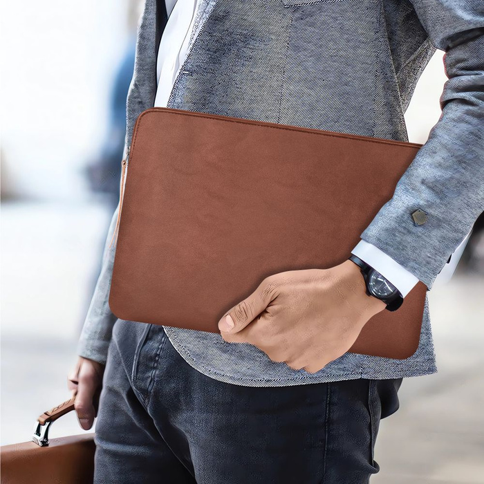 ETUI NA LAPTOPA 15-16 TECH-PROTECT FLEECE BRĄZOWE