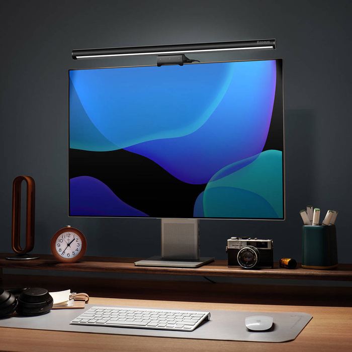 Baseus i-wok2 LED lampa pro osvětlení obrazovky stolního monitoru černá (DGIW000101)