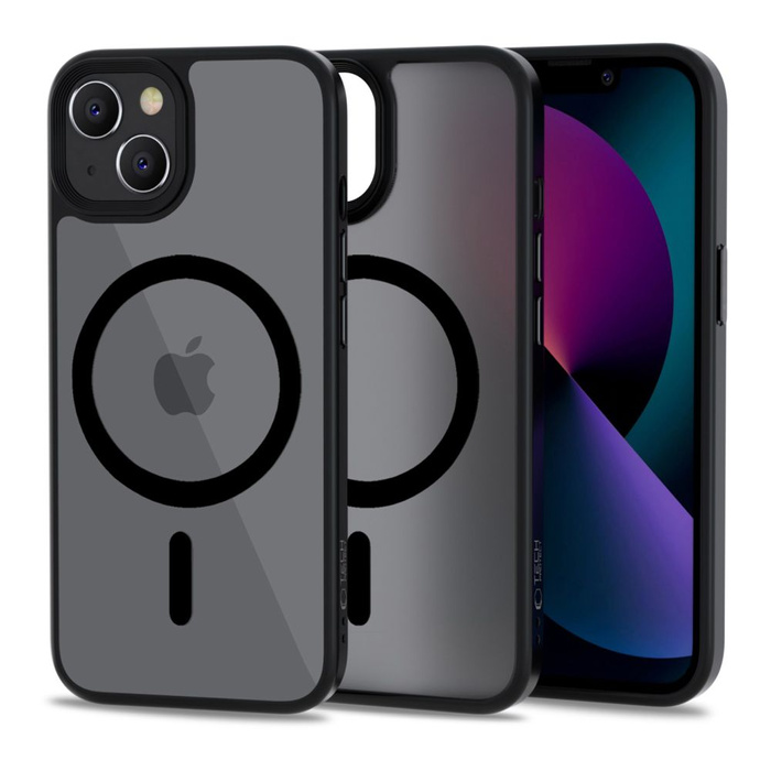 Hülle TECH-PROTECT iPhone 13 Magmat Matte Schwarz Fall