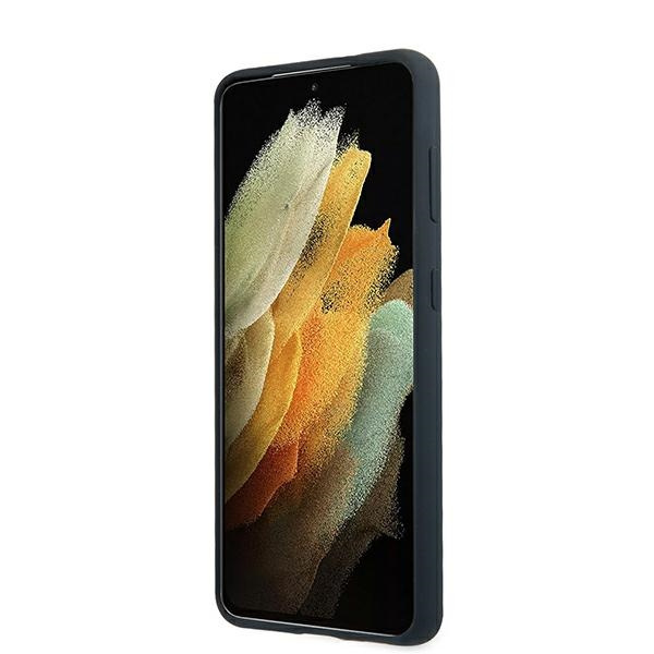 Puzdro BMW Samsung Galaxy S21 Plus Silikónové puzdro Signature BMHCS21MSILNA Navy Blue
