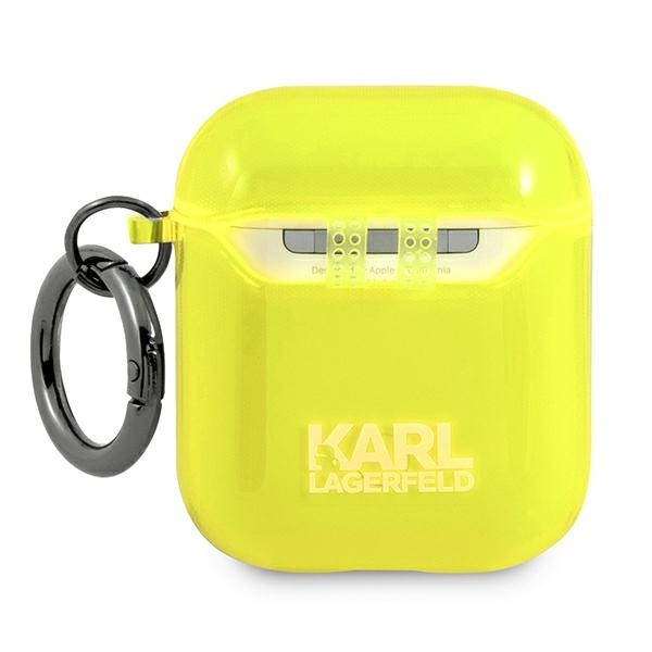 Case Karl Lagerfeld KLA2UCHFY AirPods cover yellow / yellow Choupette