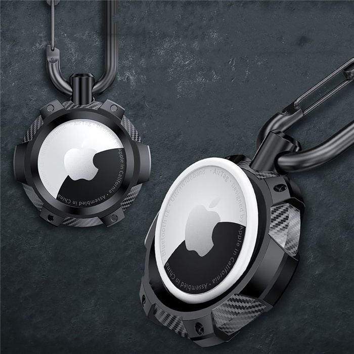Hülle TECH-PROTECT TPUCARBON Apple AIRTAG SCHWARZ
