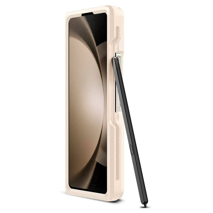 Funda Spigen Thin Fit Bolígrafo Galaxy Z Fold 5 Marfil Nacarado Case