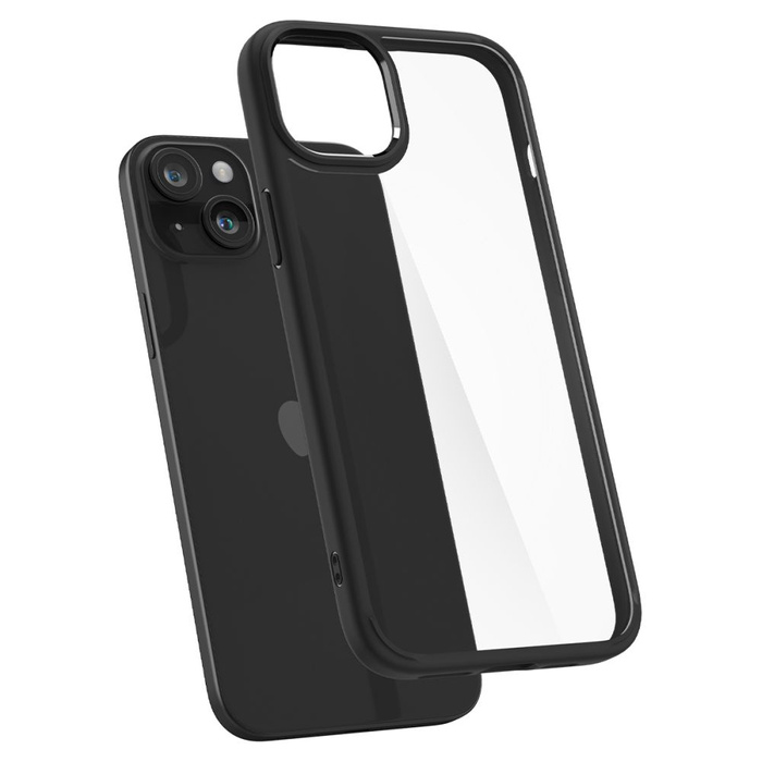 Hülle Spigen Ultra Hybrid iPhone 15 Plus MATTE Schwarz Case