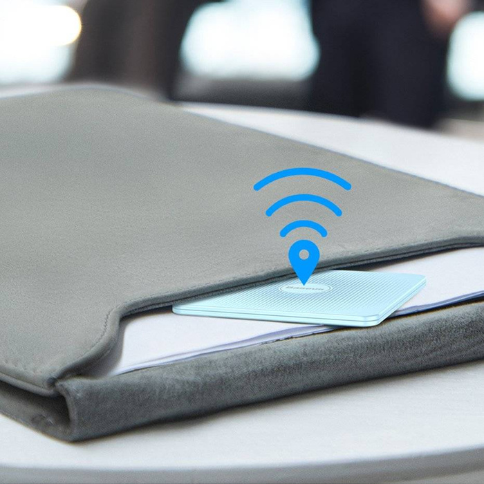 Portachiavi Baseus T2 mini chiave wireless e altro cercatore di oggetti bianco (ZLFDQT2-02)