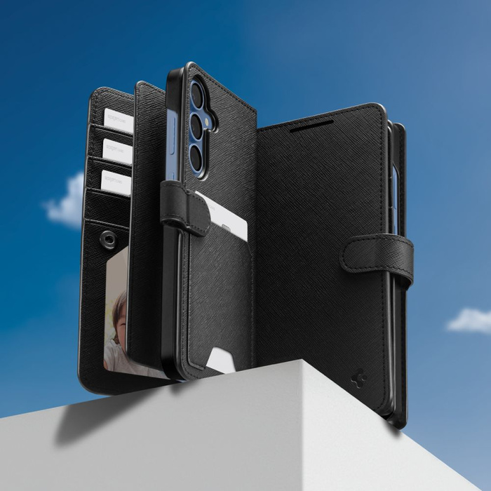Spigen GELDBÖRSE "S" GALAXY S25+ PLUS SCHWARZ
