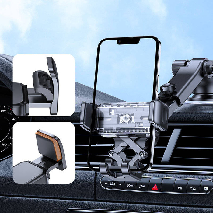 Soporte para smartphone de coche Joyroom para salpicadero negro (JR-ZS283)
