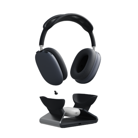 Mophie AirPods Max Charging Stand - podstawka ładująca do AirPods Max oraz AirPods / AirPods Pro / urządzeń kompatybilnych z Qi