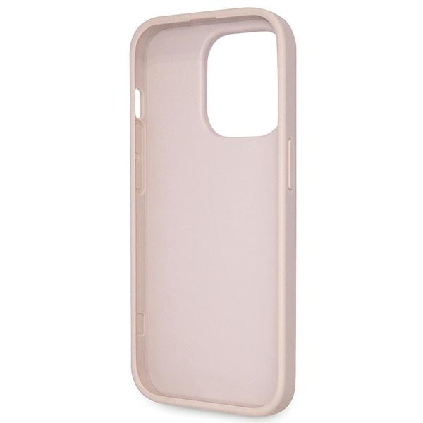 Coque Guess GUHCP15LP4TDSCPP iPhone 15 Pro 6.1" pink/pink hardcase Crossbody 4G Metal Logo Case