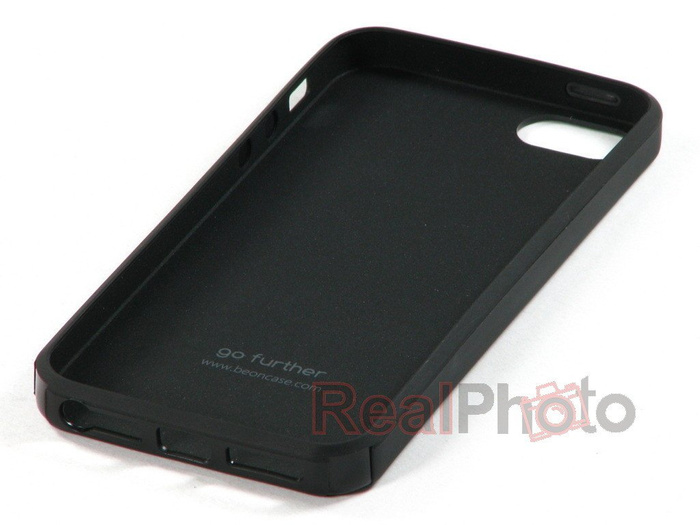 Pouzdro iPhone 5 5S SE BEON Černý kryt 