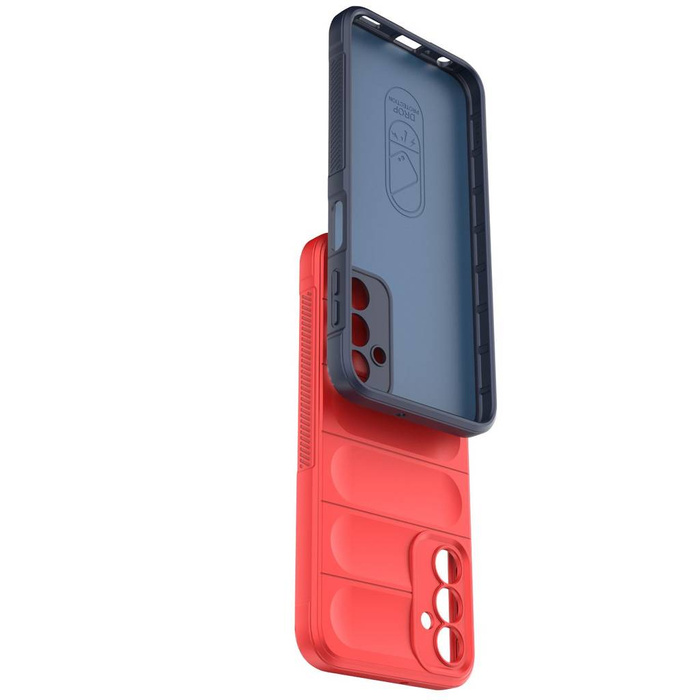 Funda Magic Shield para Samsung Galaxy A24 4G funda blindada flexible roja