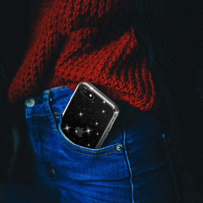 Hülle TECH-PROTECT Apple iPhone 7 8 SE 2020 2022 Glitter Klar Case