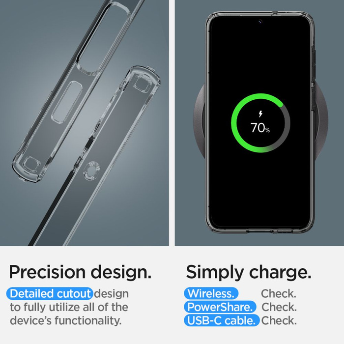 Cover Spigen Liquid Crystal Galaxy S23 Plus Space Crystal Case