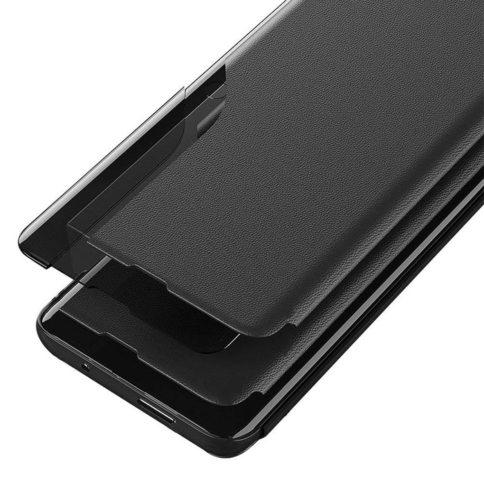 Eco Leather View Case elegante funda con tapa abatible y función de soporte Xiaomi Redmi Note 11 Pro+ 5G (China) / 11 Pro 5G (China) / Mi11i HyperCharge / Poco X4 NFC 5G negro