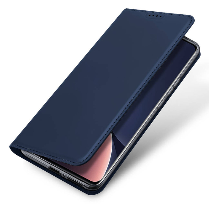 Custodia Dux Ducis Skin Pro Cover Xiaomi 13 Pro con supporto per portafoglio flip card blu