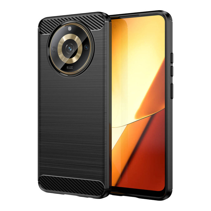 Custodia flessibile in carbonio per Realme 11 Carbon Case - nera