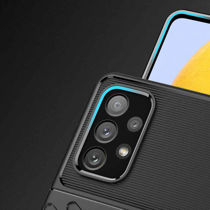 Cover corazzata flessibile Thunder Case per Samsung Galaxy A73 nera