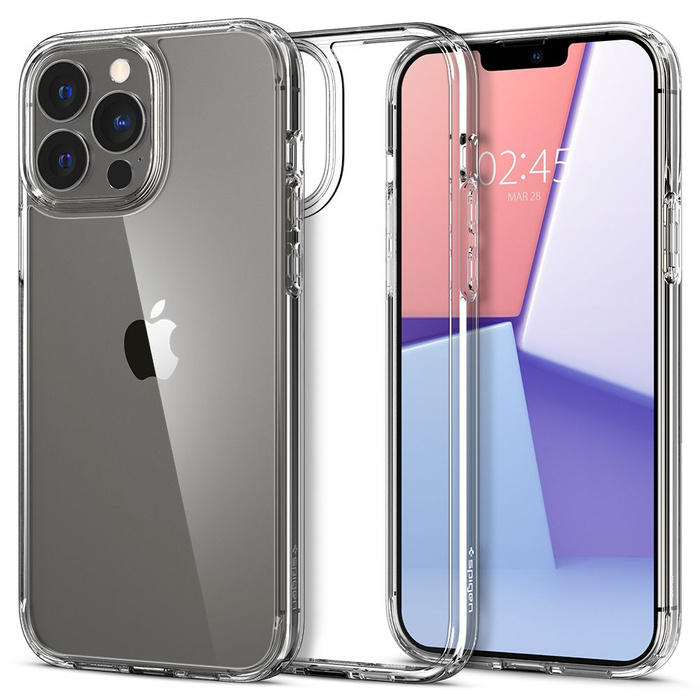 Kryštálovo čisté puzdro Puzdro SPIGEN iPhone Pro Max Ultra Hybrid Crystal Clear Case