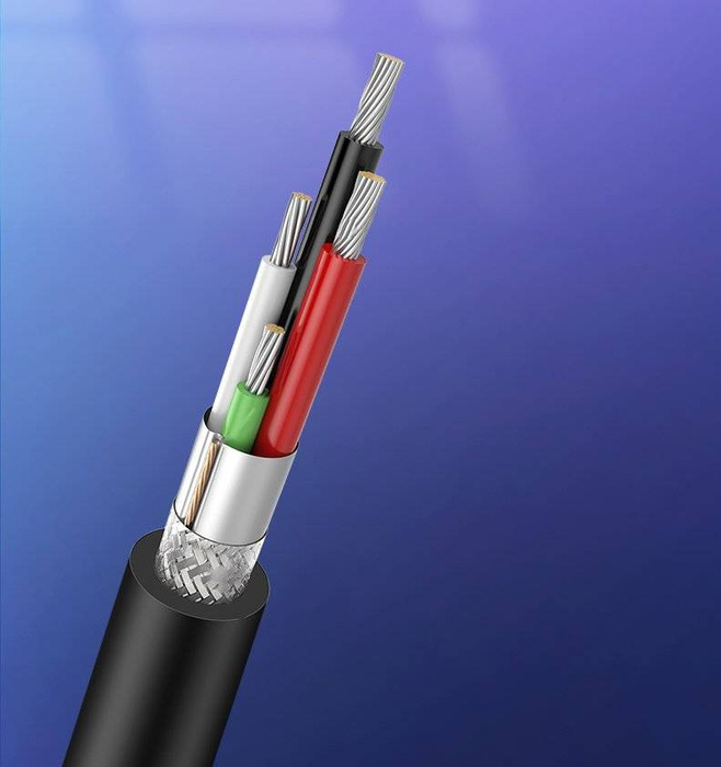 Cavo stampante Ugreen USB tipo B (maschio) - USB 2.0 (maschio) 480 Mbps 1,5 m nero (US135 10350)