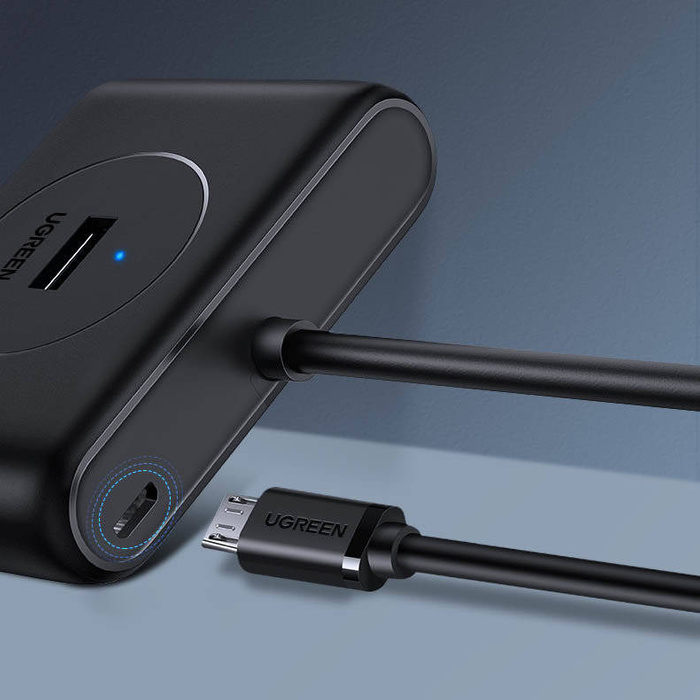 Ugreen multifunktionaler USB HUB Typ c - 4 x USB 3.0 1m weiß (CR113)