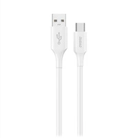 Dudao L2sT USB-A - USB-C 6A Kabel 1,2 m - Weiß