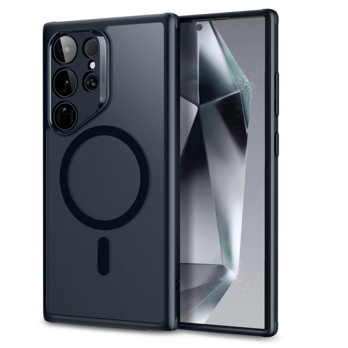 Hülle Esr Ch Halolock MagSafe Samsung Galaxy S24 Ultra Frosted Schwarz Case