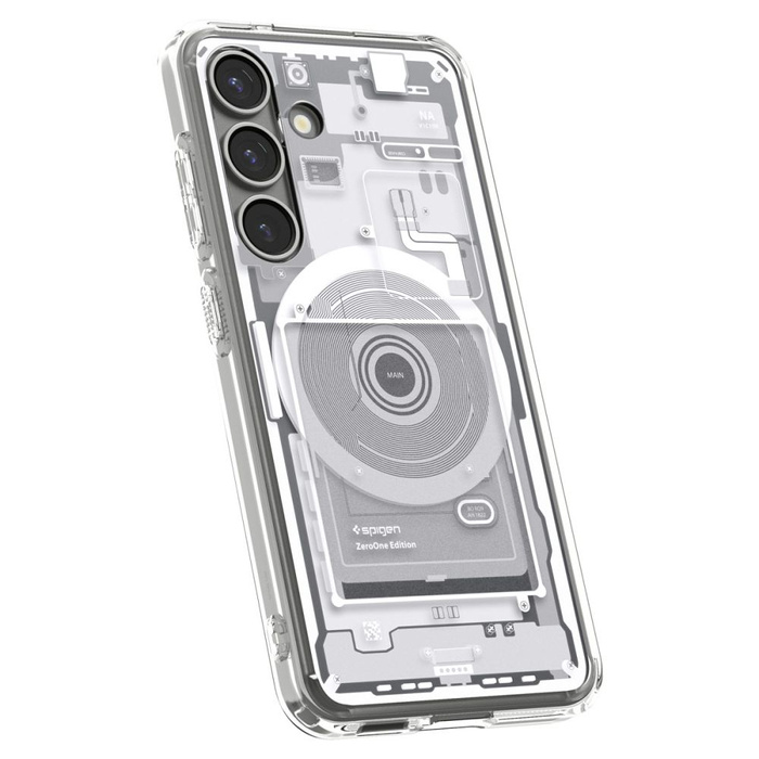 Coque Spigen Ultra Hybrid Mag MagSafe GALAXY S25 ZERO ONE WHITE