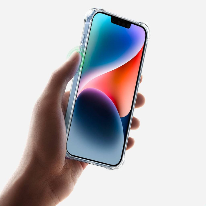 Custodia protettiva Ugreen Gel Bright Cushion per iPhone 14 Plus trasparente (LP602)