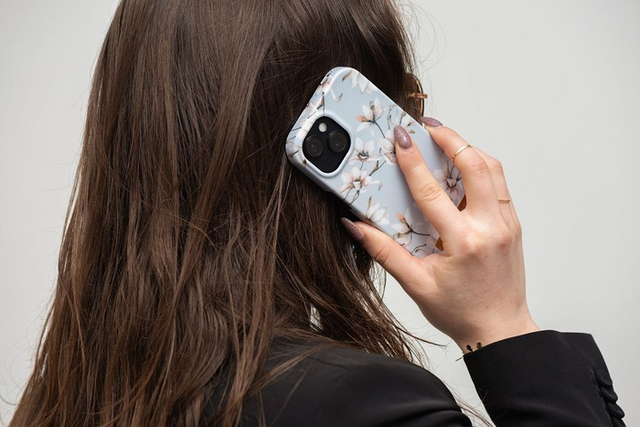 FORCELL F-PROTECT Mirage futerał kompatybilny z MagSafe do IPHONE 15 Plus spring flowers