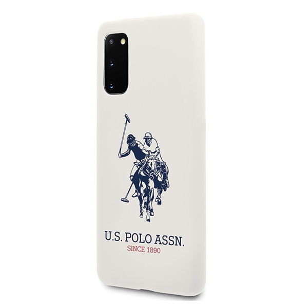  US POLO Samsung Galaxy S20 Silicone Collection Funda blanca