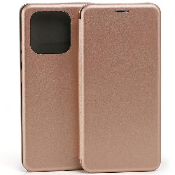 Beline Etui Book Magnetic Xiaomi 12Cróżowo-złoty/rose gold