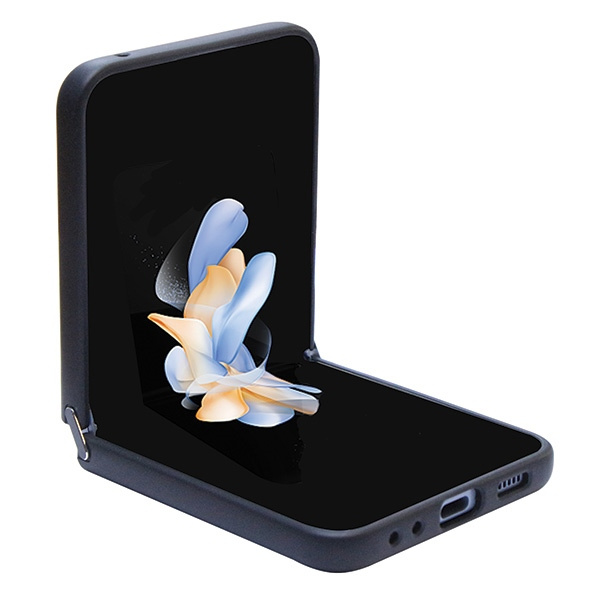 Hülle Guess GUHCZF5HGGSHK F731 Galaxy Z Flip5 schwarz/schwarz hartcase Glitter Script Case