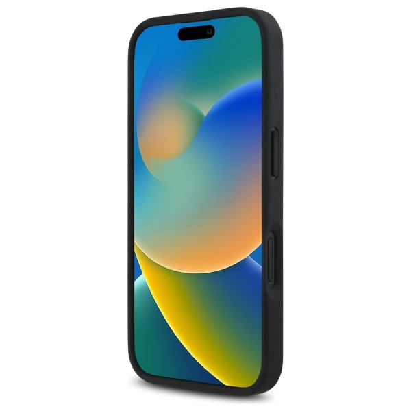 Funda BMW iPhone 16 6.1" antracita/antracita durocase M Perforado Tricolor Detalle Línea