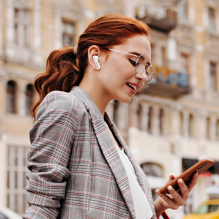 Inalámbrico auriculares Bluetooth 5.2 TWS ANC Ugreen HiTune T3 Active WS106 - blanco