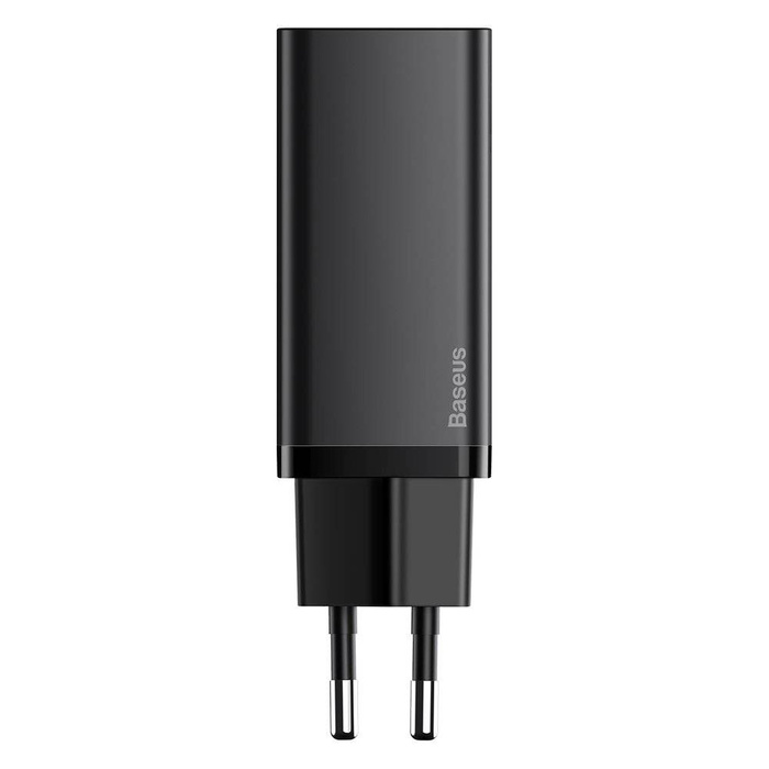 Baseus GaN2 Lite Fast 65W USB / USB Type C Quick Charge 3.0 Power Delivery (Galliumnitrid) Schwarz (CCGAN2L-B01)