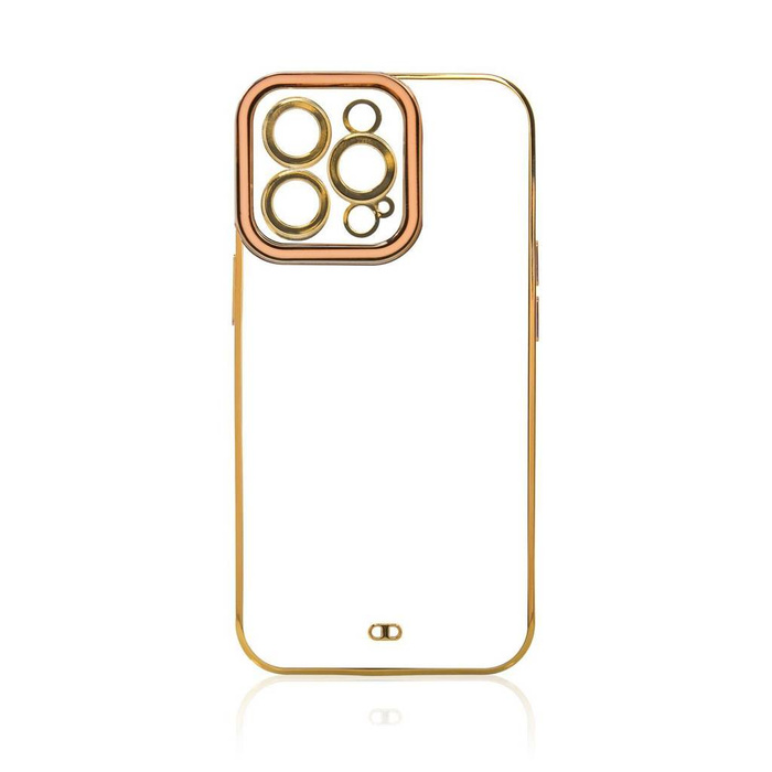 Módní obal pro Xiaomi Redmi Note 11 Pro Gold Frame Gel Cover Gold