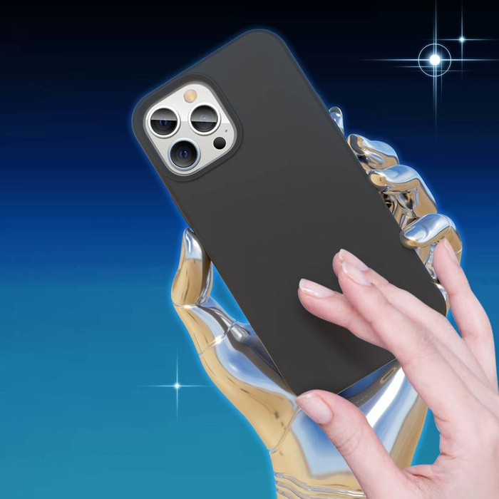 Silikonový Kingxbar řady PQY pro iPhone 13 Pro Max Silikonový kryt modrý (kompatibilní s MagSafe)