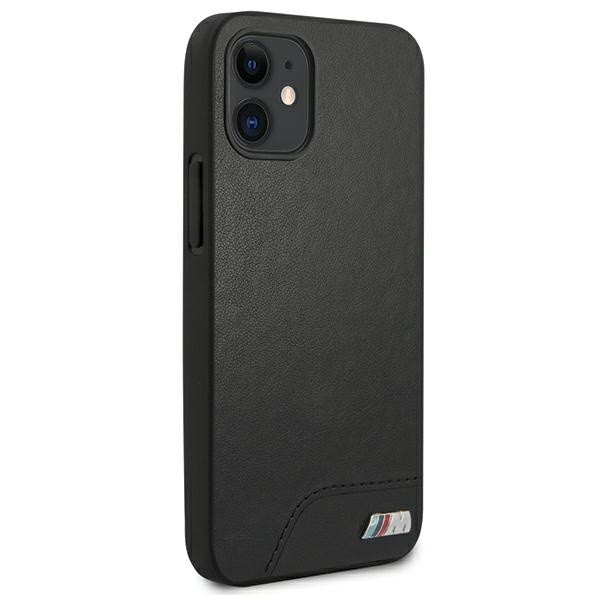 Case BMW Apple iPhone 12 Mini M Collection Smooth PU BMHCP12SMHOLBK Black Hardcase 
