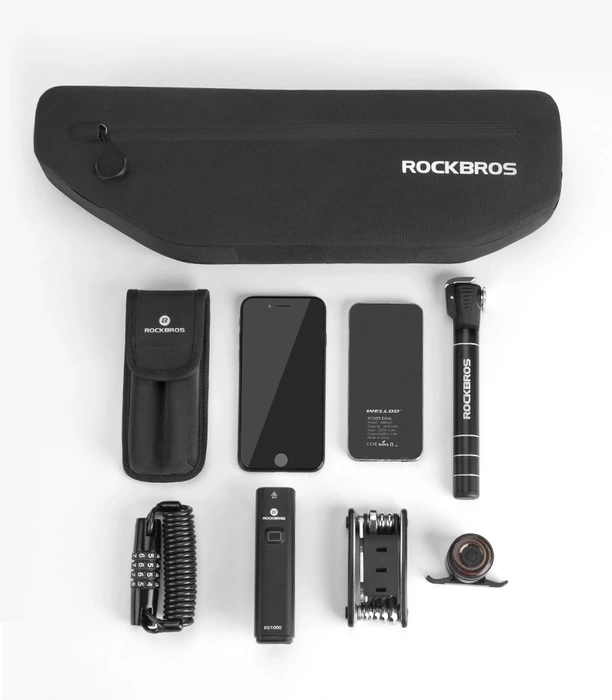 Rockbros AS-043 Fahrradtasche mit Klettverschluss 3l - schwarz