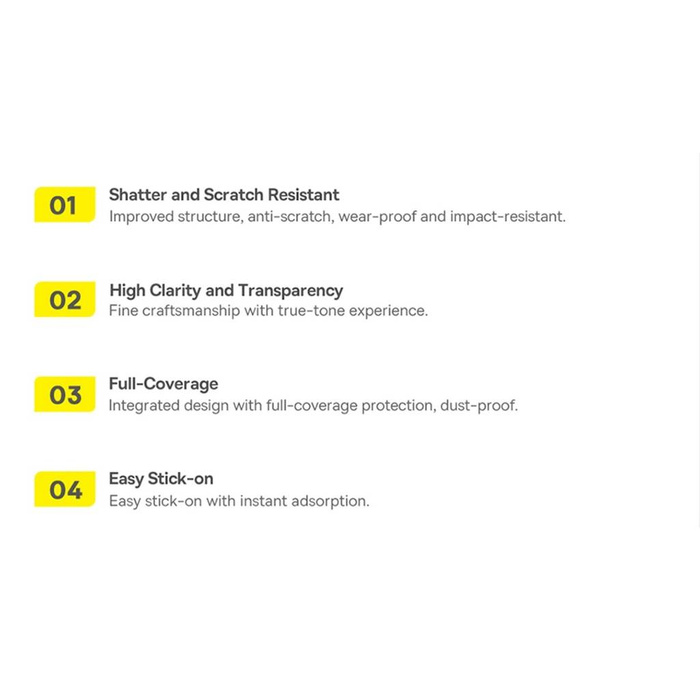 Cristal de cámara para iPhone 13 / iPhone 13 mini Cristal de cámara Baseus